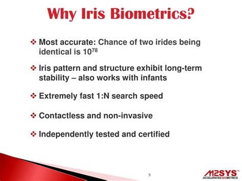 Ppt Iris Biometrics For Accurate Patient Identification Powerpoint