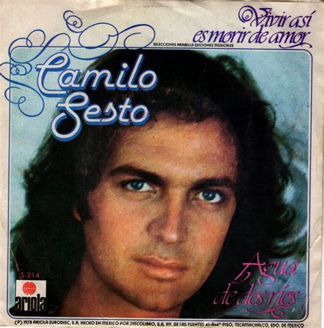 Camilo Sesto Vivir Así Es Morir De Amor 1978 Vinyl Discogs