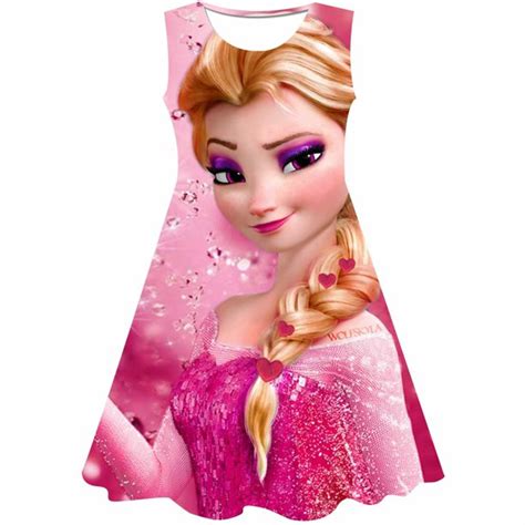 Frozen 2 Disfraz Para Niñas Vestido De Princesa Niños Snow Queen