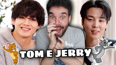 JIMIN E TAEHYUNG PARECENDO TOM E JERRY AMIZADE DE MILHÕES YouTube