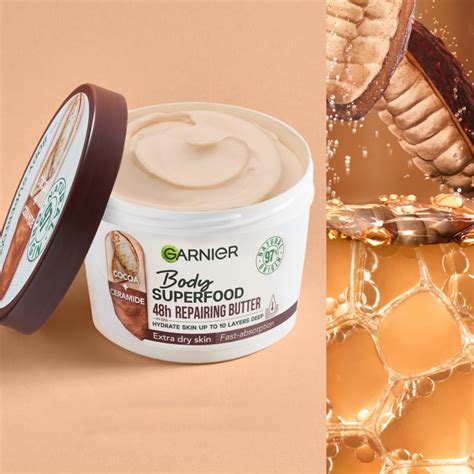 Garnier Body Superfood Beurre Corporel Nourrissant Au Cacao Notino Be