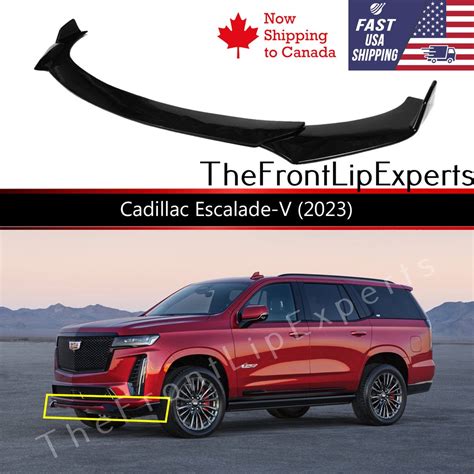 Cadillac Escalade V 2023 Front Lip Bumper Splitter Chin Etsy