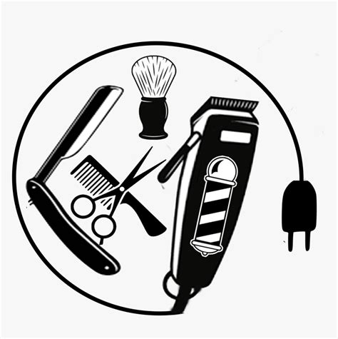 Logo Barber Clippers Png Including Transparent Png Clip Art Cartoon
