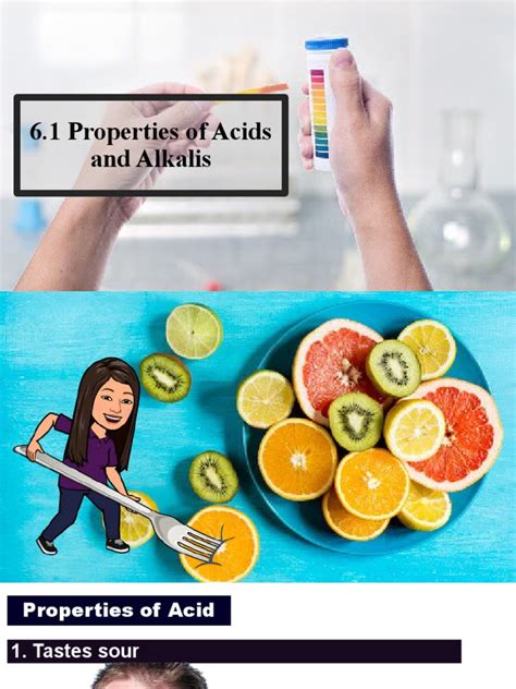 6.1 Properties of Acids and Alkalis | PDF | Acid | Hydroxide