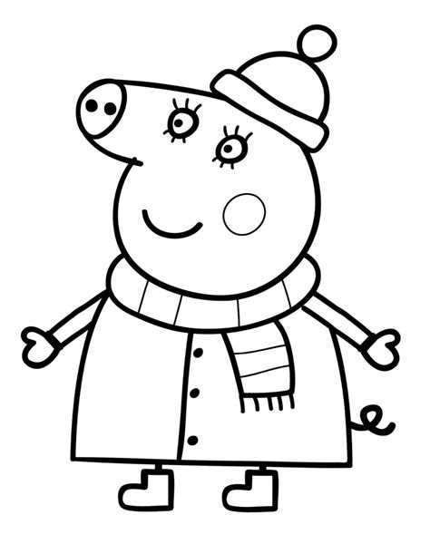 Peppa Pig Coloring Pages - Learny Kids