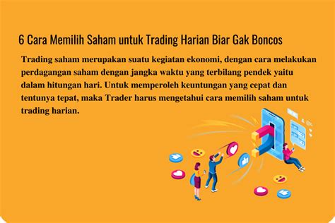 Cara Memilih Saham Untuk Trading Harian Biar Gak Boncos