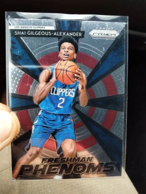 Panini Prizm Shai Gilgeous Alexander Clippers Rc Rookie