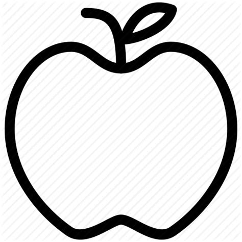 Outline Of An Apple