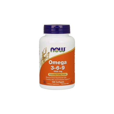 Now Omega 3 6 9 1000mg 100softgels