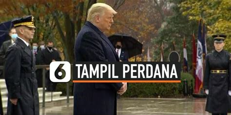 Video Kemunculan Perdana Donald Trump Usai Kalah Dari Biden Enamplus