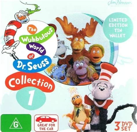 The Wubbulous World Of Dr Seuss Collection 3x Dvd Set Sealed Free