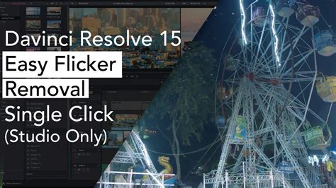 Davinci Resolve 15 Easy Flicker Removing Youtube