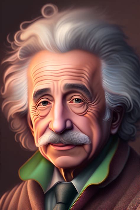 Lexica Portrait Of Albert Einstein Highly Detailed Digital Painting