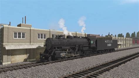 Trainz Custom Content Atsf 3450 Class 4 6 4 Hudson Youtube