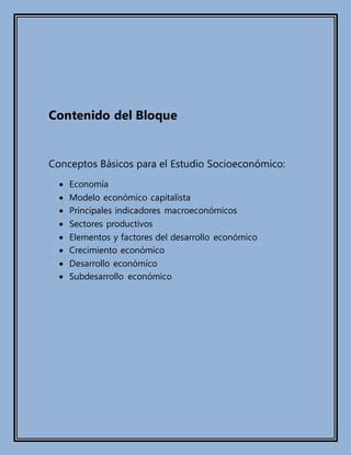 Antologia de Estructura Socioeconómica de México PDF