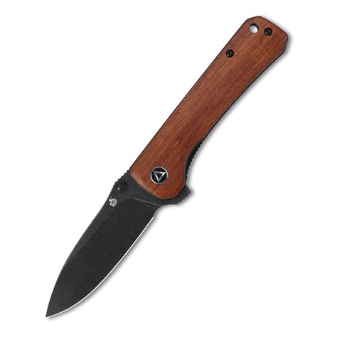 Qsp Hawk Qs131 O2 Mkuruti Wood Handle With Black Stonewashed Blade