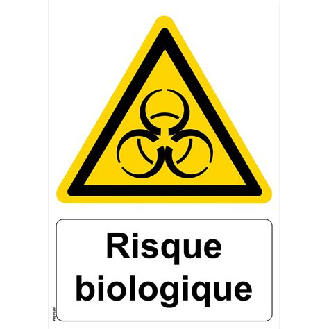 Panneau Risque Biologique Pvc A