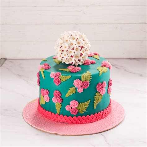 Full Of Flowers Theme Birthday Cake Womens Day Cake Mother S Day Cake Best Cakes In Chennai