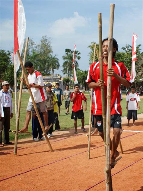 Olahraga Rekreasi Permainan Egrang