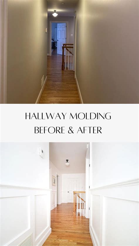 Hallway Molding Installation Tutorial With Pics Diy Wainscoting