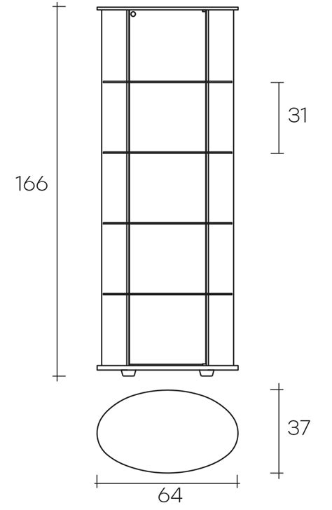 Palladio The Curved Glass Showcase Fiam Italia