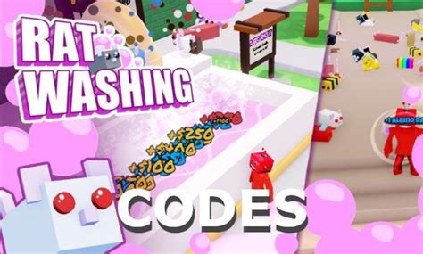 Rat Washing Tycoon Codes Roblox November 2022