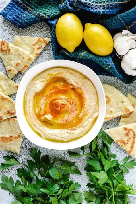 Roasted Garlic Hummus Recipe