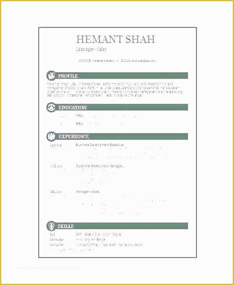 Two Column Resume Template Word Free Of 10 Best Resume Templates You
