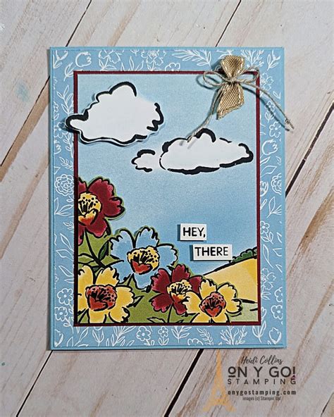 Fun Fold Card With The Day At The Farm Patterned Paper From Stampin Up