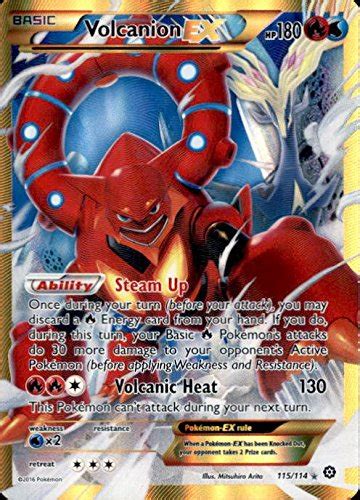 Best Volcanion EX Pokemon Card