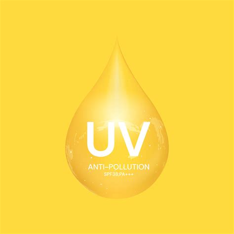 UV protection on white background,bubble shield. Solar protection ...