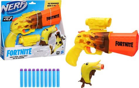 Pistolety Nerf Zestaw Wyrzutni Fortnite Peely Pack F