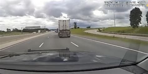 Dash Cam Shows What Led To Truck Drivers Impaired Driving And Open