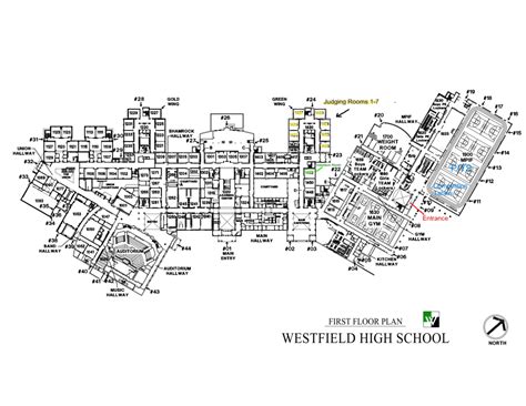 Westfield HS Interior Map - FIRST Indiana Robotics