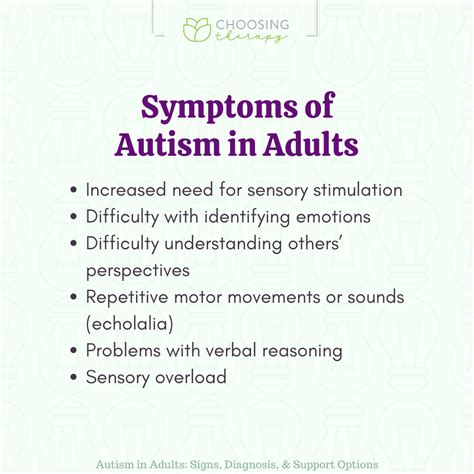 Signs & Symptoms of Autism in Adults