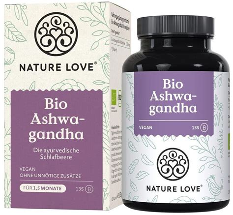 Nature Love Bio Ashwagandha Kapseln 135 Stk Ab 15 45