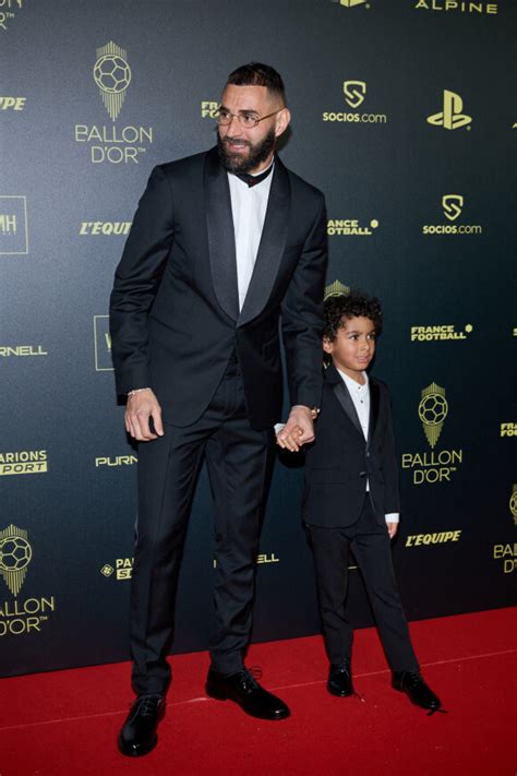 Photo Karim Benzema Et Son Fils Ibrahim Photocall De La 66ème