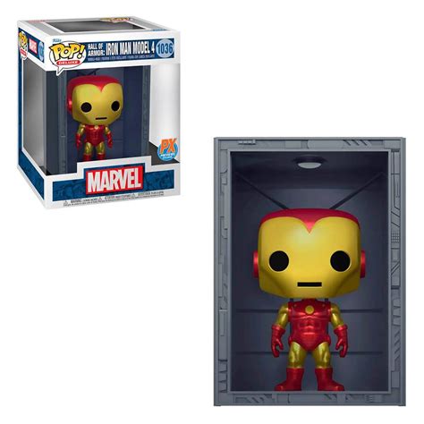 Funko Marvel Hall Of Armor Iron Man Model 4 1036 Iron Man Deluxe Pop Bn