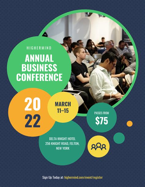 Annual Business Conference Event Poster Template Event Poster