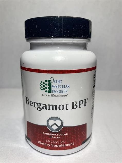 Bergamot Bpf Ortho Molecular Promotes Healthy Cholesterol