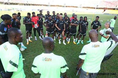 Pictures Black Stars Intensify Training Ahead Of Madagascar Clash