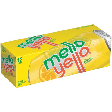 Mello Yello Citrus Flavored Soda Soft Drinks 12 Fl Oz From CVS