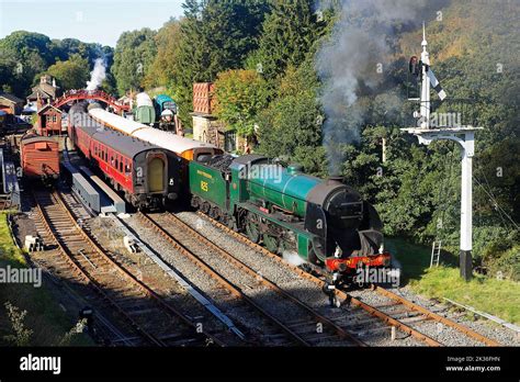 North Yorkshire Moors Railway Stock Photo - Alamy