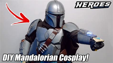 How To Mandalorian Armor Cosplay Diy Tutorial And Suit Up Test Youtube