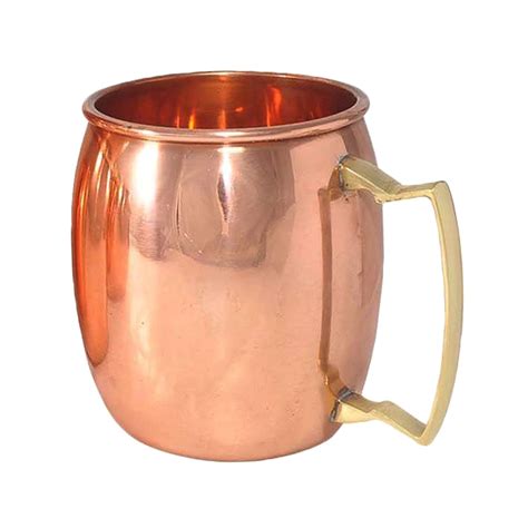 Buy PARIJAT HANDICRAFT Set Of 50 Copper Moscow Mule Mug With Brass