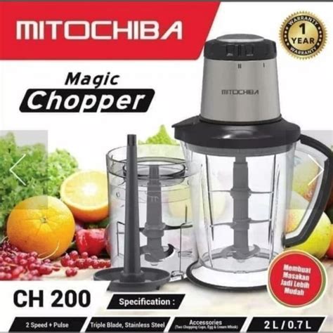 Jual FOOD CHOPPER MITOCHIBA MITO CH 200 CH 200 CH200 Shopee Indonesia