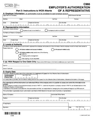 Form Canada Wcb Alberta C Fill Online Printable