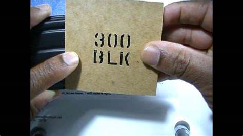 300 Blk Stencil Youtube