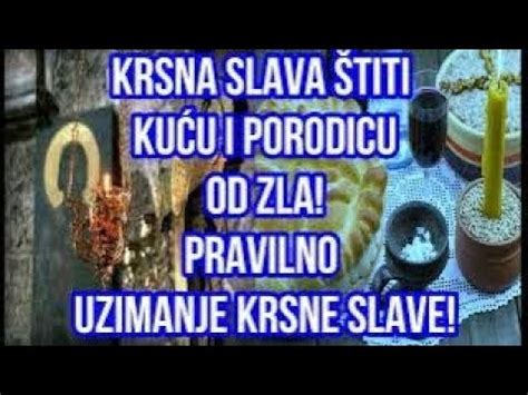 KRSNA SLAVA ŠTITI ČUVA DECU I OSTALE ČLANOVE OD ZLA EVO KAKO PRAVILNO