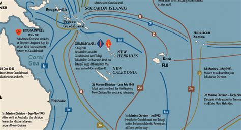 US Marine Corps Divisions in World War II – HistoryShots InfoArt